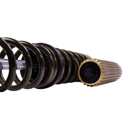 Suspension Shock Absorber and Coil Spring Assembly Monotube Front Left Can-Am Maverick X3 RS Turbo Type III Hard Anodized Black Hawk Powersports Bilstein-7