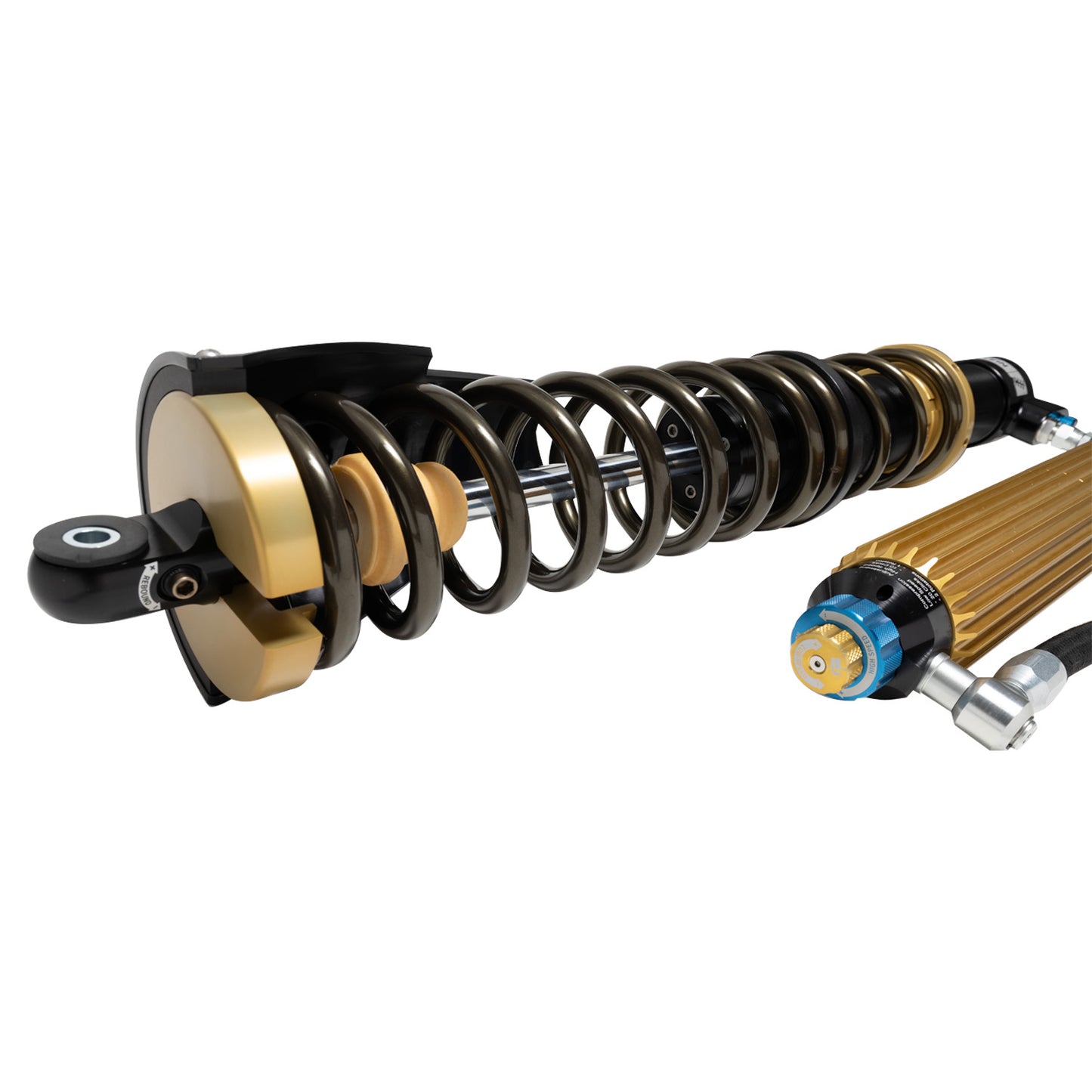 Suspension Shock Absorber and Coil Spring Assembly Rear Monotube Polaris RZR Turbo S 2022-2021 RZR Turbo S Lifted Lime LE 2021 RZR Turbo S Velocity 2022-2021 RZR XP Turbo S 2020-2018 RZR XP Turbo S Velocity 2020 Black Hawk Powersports Bilstein-6