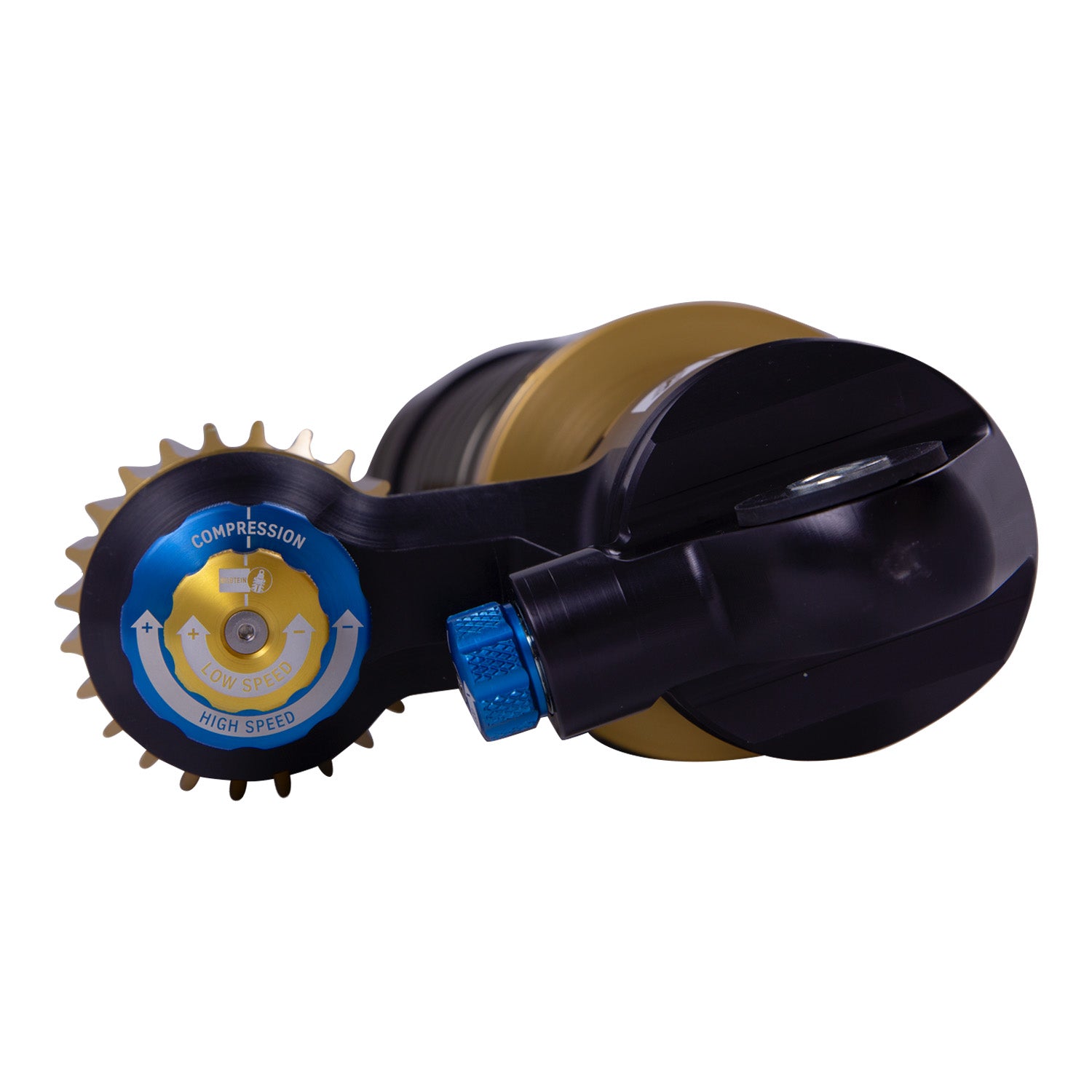 Suspension Shock Absorber and Coil Spring Assembly Monotube Front Right Can-Am Maverick X3 RS Turbo R Type III Hard Anodized Black Hawk Powersports Bilstein-5