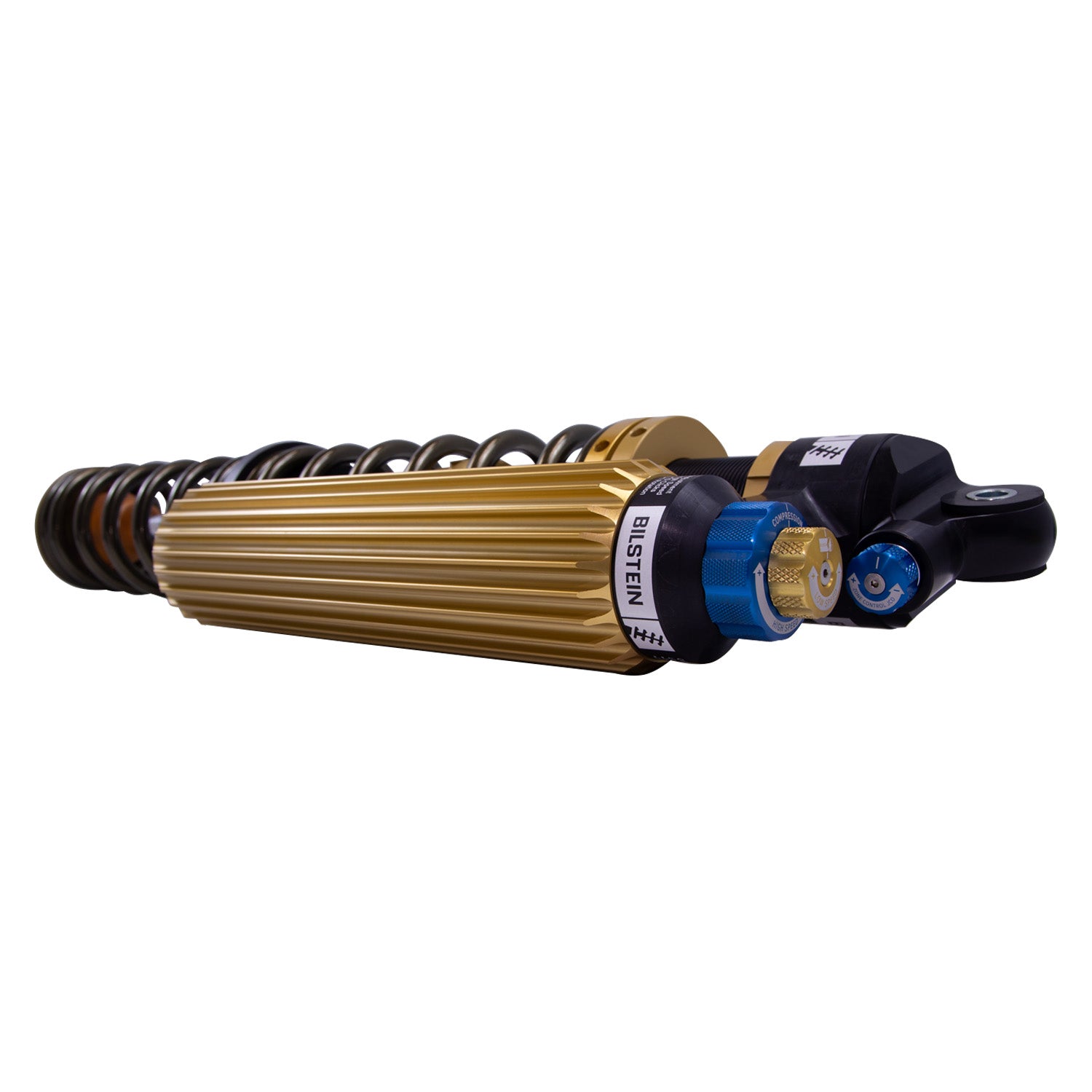 Suspension Shock Absorber and Coil Spring Assembly Monotube Front Right Can-Am Maverick X3 RS Turbo R Type III Hard Anodized Black Hawk Powersports Bilstein-8