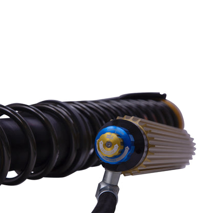 Suspension Shock Absorber and Coil Spring Assembly Monotube Rear Right Can-Am Maverick X3 RS Turbo R Type III Hard Anodized Black Hawk Powersports Bilstein-6