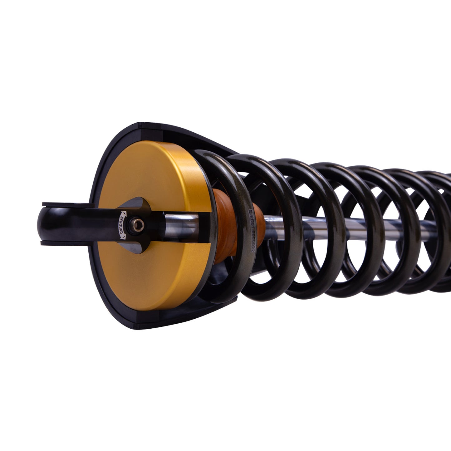 Suspension Shock Absorber and Coil Spring Assembly Monotube Rear Right Can-Am Maverick X3 RS Turbo R Type III Hard Anodized Black Hawk Powersports Bilstein-7
