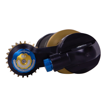 Suspension Shock Absorber and Coil Spring Assembly Monotube Front Left Can-Am Maverick X3 Type III Hard Anodized Black Hawk Powersports Bilstein-5