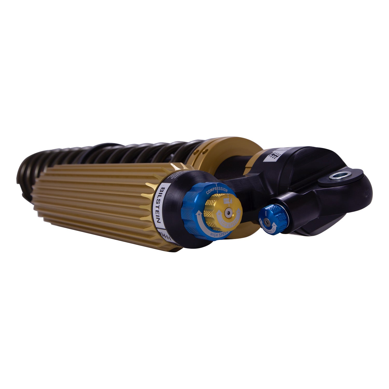 Suspension Shock Absorber and Coil Spring Assembly Monotube Front Left Can-Am Maverick X3 Type III Hard Anodized Black Hawk Powersports Bilstein-8