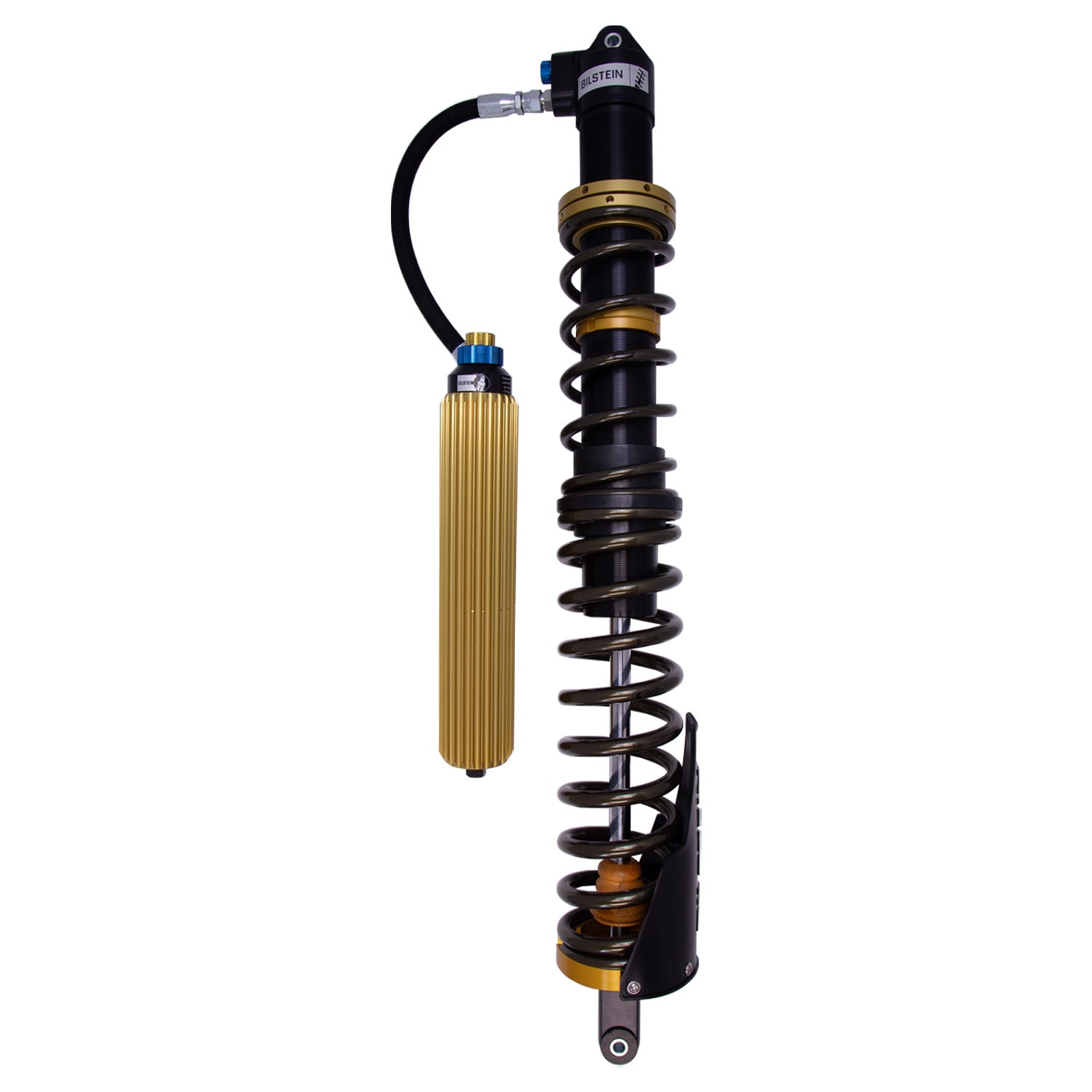 Suspension Shock Absorber and Coil Spring Assembly Monotube Rear Right Can-Am Maverick X3 Max RS Turbo R Type III Hard Anodized Black Hawk Powersports Bilstein-3