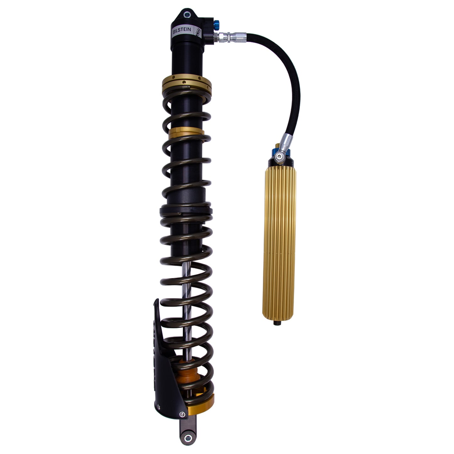 Suspension Shock Absorber and Coil Spring Assembly Monotube Rear Right Can-Am Maverick X3 Max RS Turbo R Type III Hard Anodized Black Hawk Powersports Bilstein-4