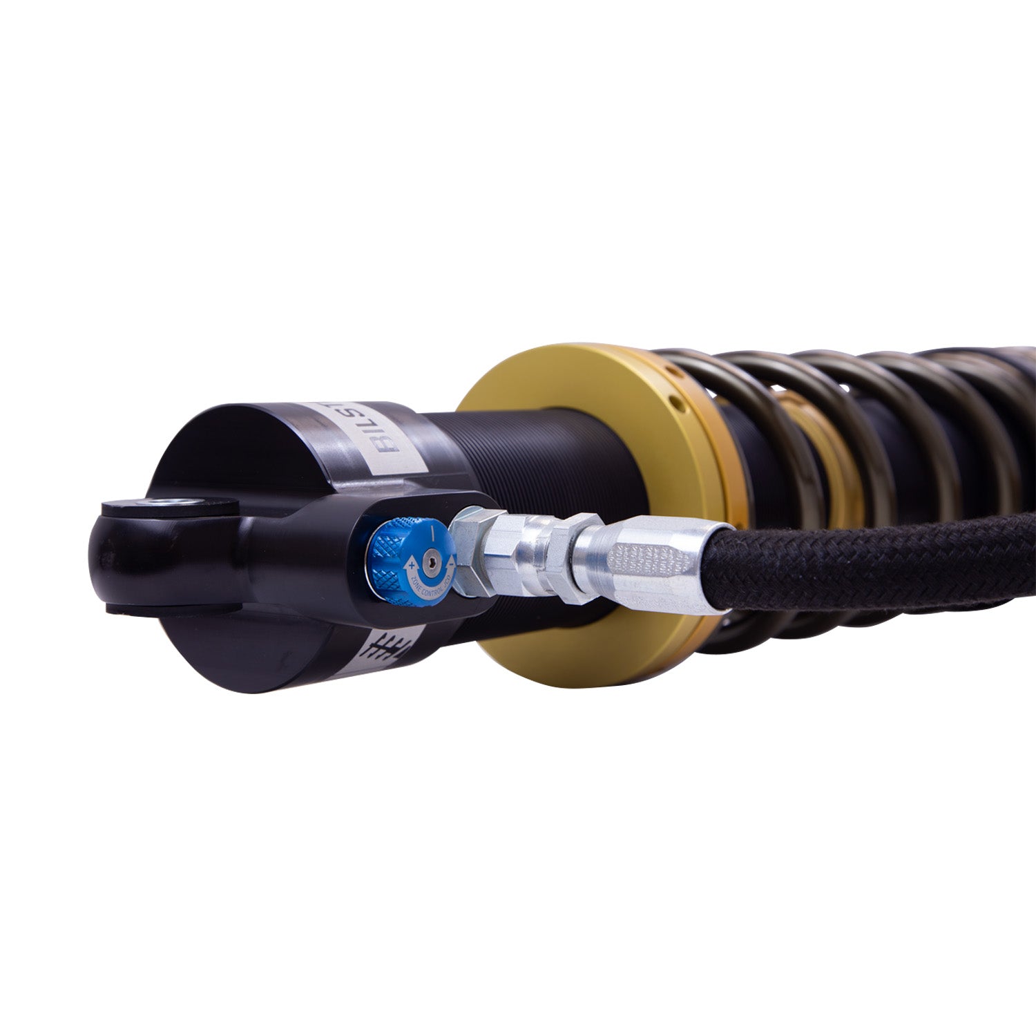 Suspension Shock Absorber and Coil Spring Assembly Monotube Rear Right Can-Am Maverick X3 Max RS Turbo R Type III Hard Anodized Black Hawk Powersports Bilstein-5