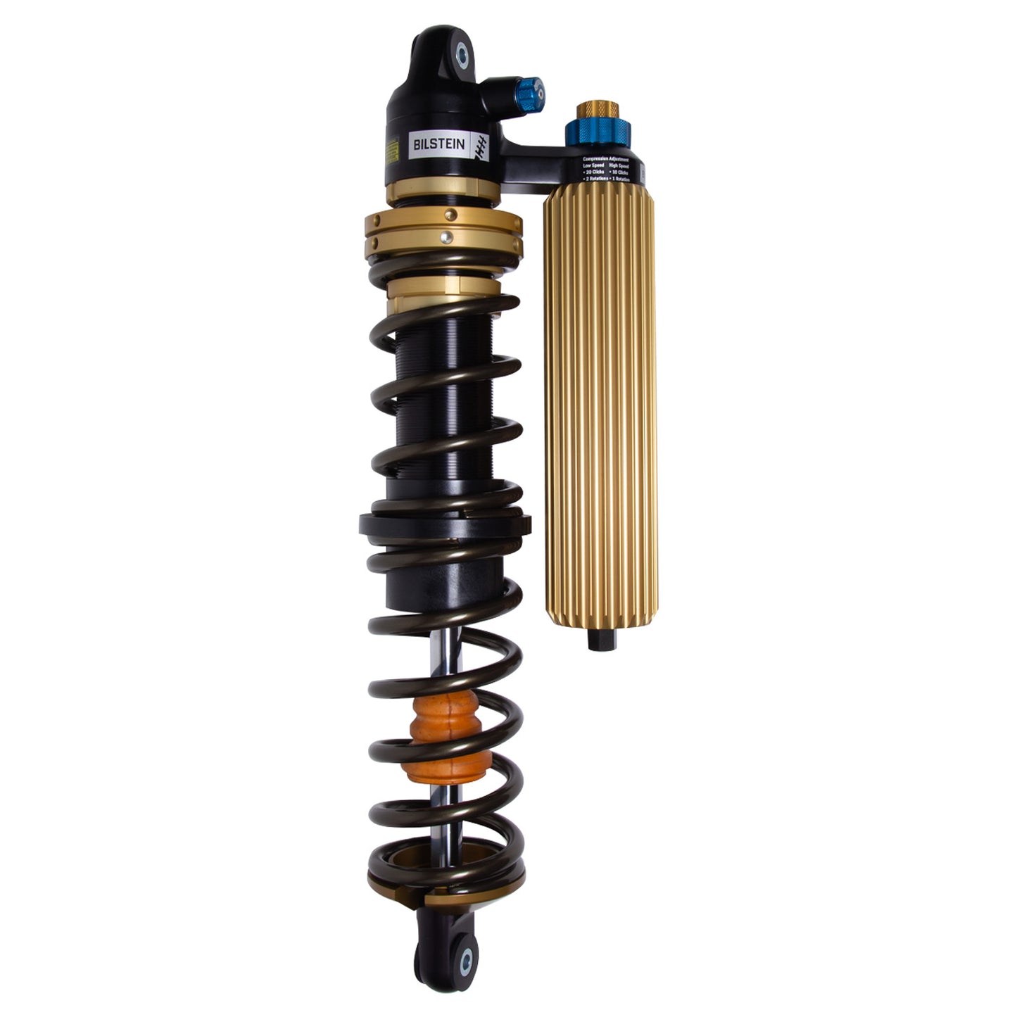 Suspension Shock Absorber and Coil Spring Assembly Front Right Monotube Polaris RZR XP 1000 Black Hawk Powersports Bilstein-2