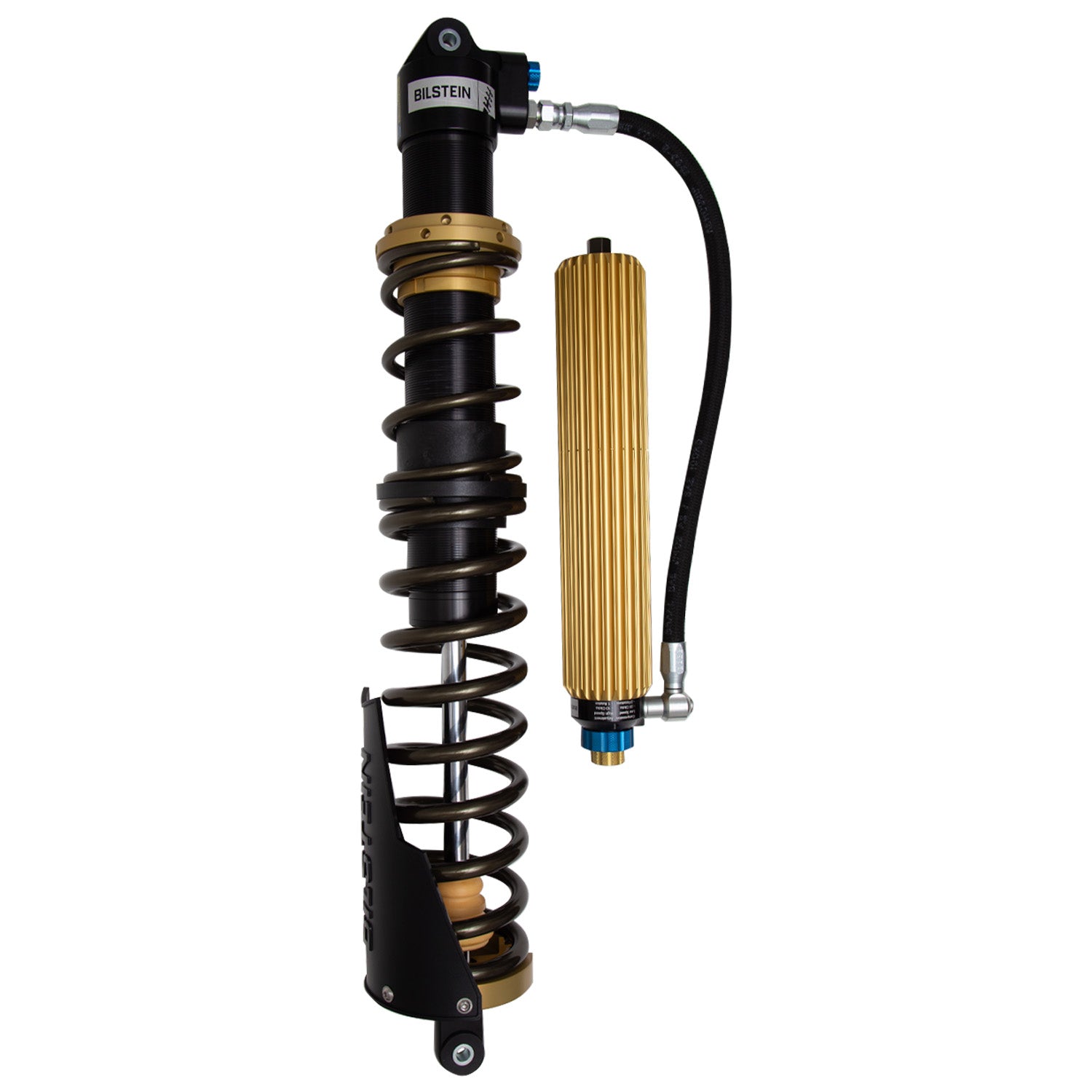 Suspension Shock Absorber and Coil Spring Assembly Rear Monotube Polaris RZR XP 4 1000 Black Hawk Powersports Bilstein-2