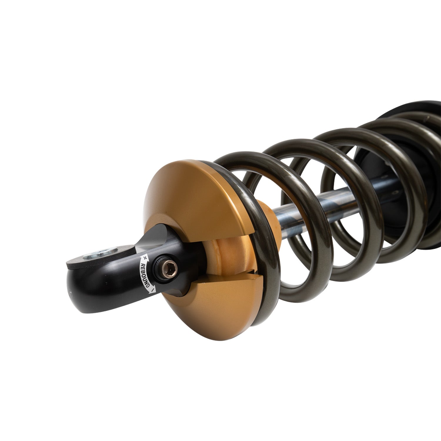 Suspension Shock Absorber and Coil Spring Assembly Rear Monotube Polaris RZR XP 4 1000 Black Hawk Powersports Bilstein-6