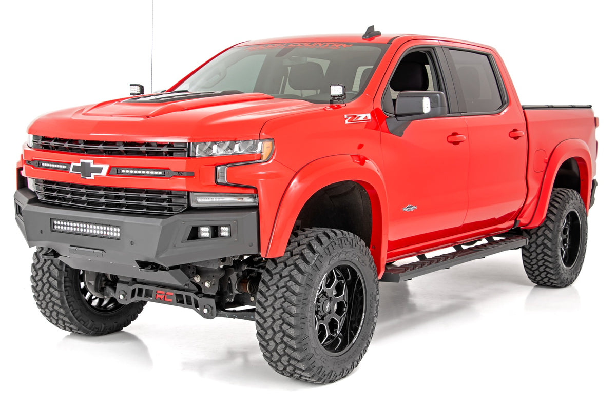 BA2 Running Board Side Step Bars 19-22 Chevy/GMC 1500/2500HD Rough Country-3