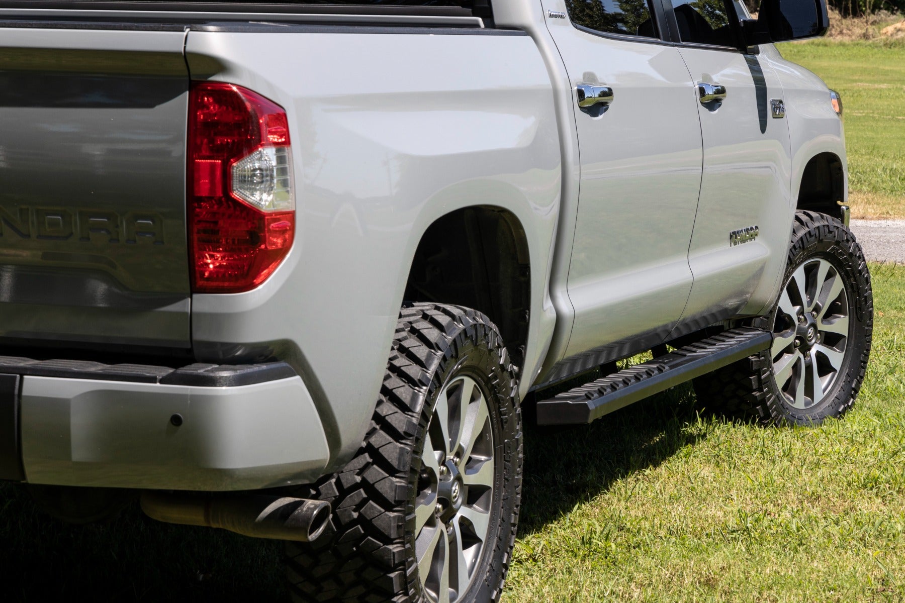 BA2 Running Boards Side Step Bars Crew Cab Toyota Tundra 2WD/4WD (07-21) Rough Country-4