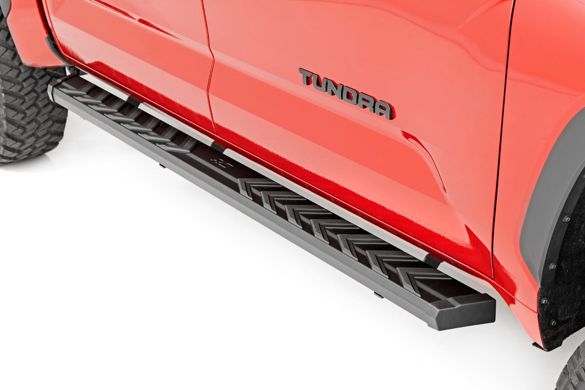 BA2 Running Boards Side Step Bars Toyota Tundra 2WD/4WD (22-23) Rough Country-3