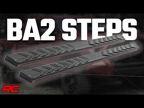 BA2 Running Boards Side Step Bars 2-Door Ford Bronco 21-Up Rough Country-1