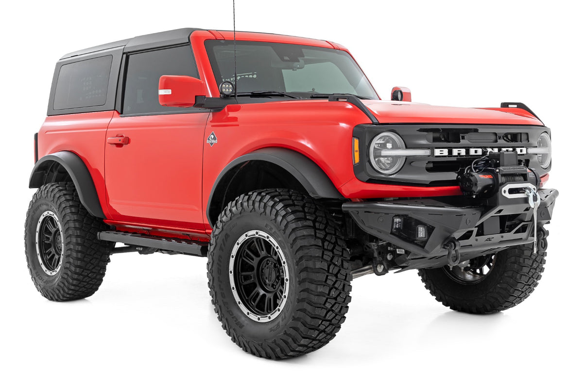 BA2 Running Boards Side Step Bars 2-Door Ford Bronco 21-Up Rough Country-2