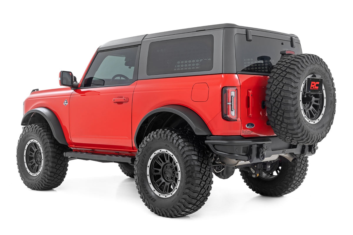 BA2 Running Boards Side Step Bars 2-Door Ford Bronco 21-Up Rough Country-3