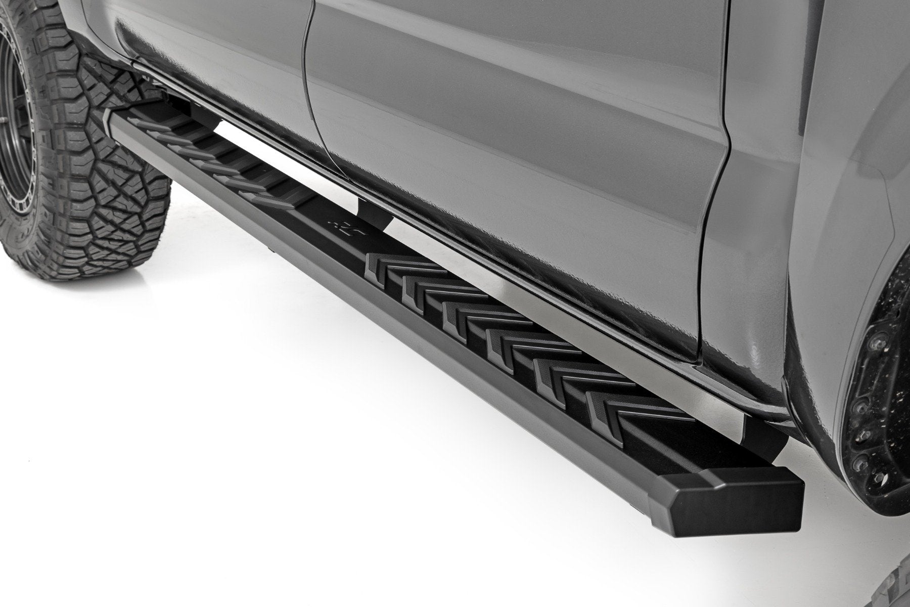 Rough Country BA2 Running Boards Side Step Bars Double Cab Toyota Tacoma (05-23) Rough Country