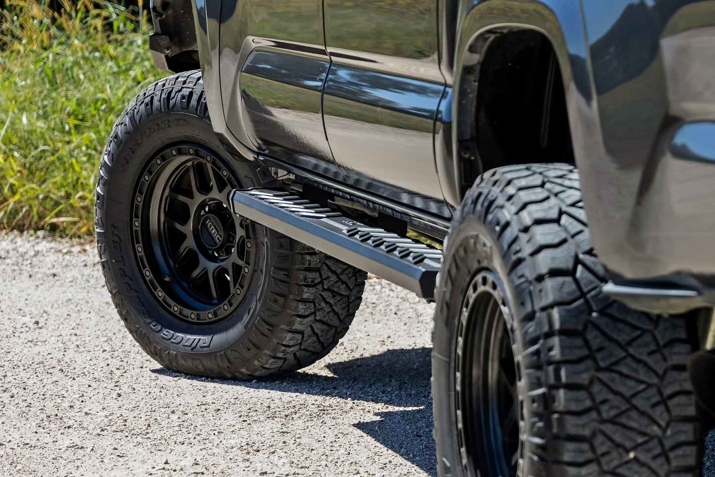 BA2 Running Boards Side Step Bars Double Cab Toyota Tacoma (05-23) Rough Country-5