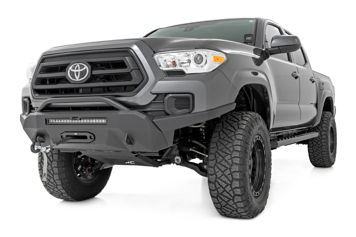 BA2 Running Boards Side Step Bars Double Cab Toyota Tacoma (05-23) Rough Country-2