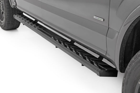 BA2 Running Board Side Step Bars Ford F-150/F-250/F-350 2WD/4WD (15-26) Rough Country