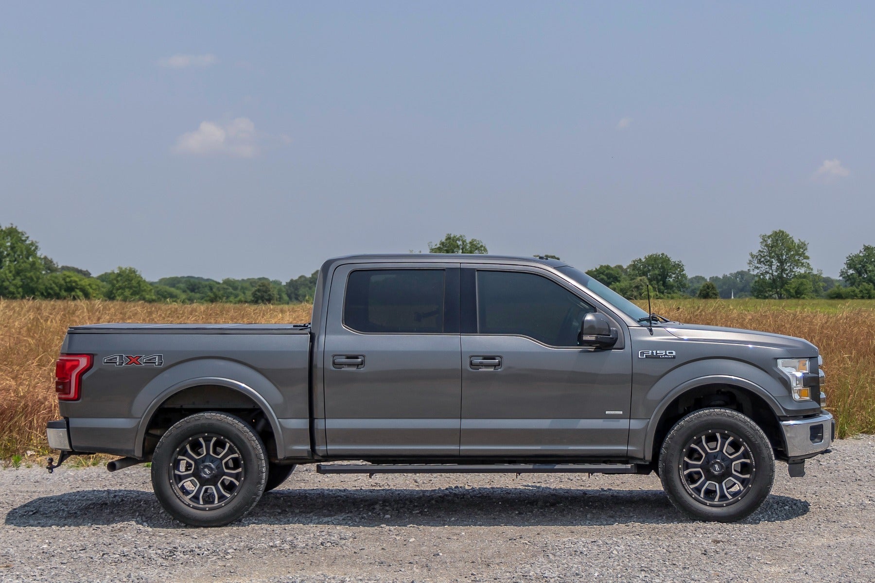 BA2 Running Board Side Step Bars Ford F-150/F-250/F-350 2WD/4WD (15-26) Rough Country-4