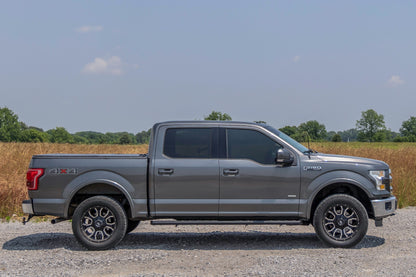 BA2 Running Board Side Step Bars Ford F-150/F-250/F-350 2WD/4WD (15-26) Rough Country-4