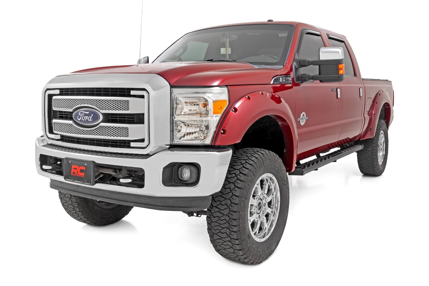 BA2 Running Boards Side Step Bars Ford F-250/F-350 Super Duty (99-16) Rough Country-1