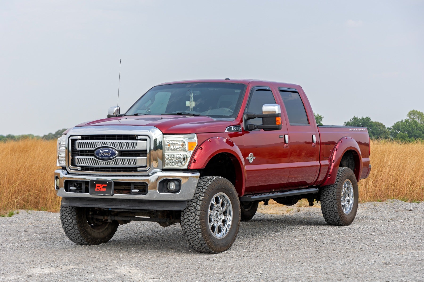 BA2 Running Boards Side Step Bars Ford F-250/F-350 Super Duty (99-16) Rough Country-3