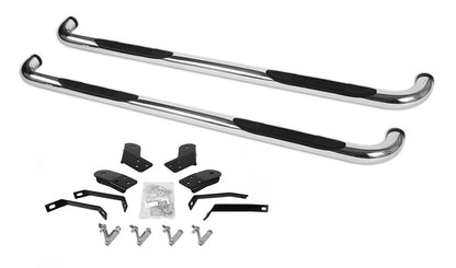 4000 Series SideSteps With Mountins Bracket Kit Polished Stainless Steel 2010-2026 Dodge Ram 2500/3500 Go Rhino-1