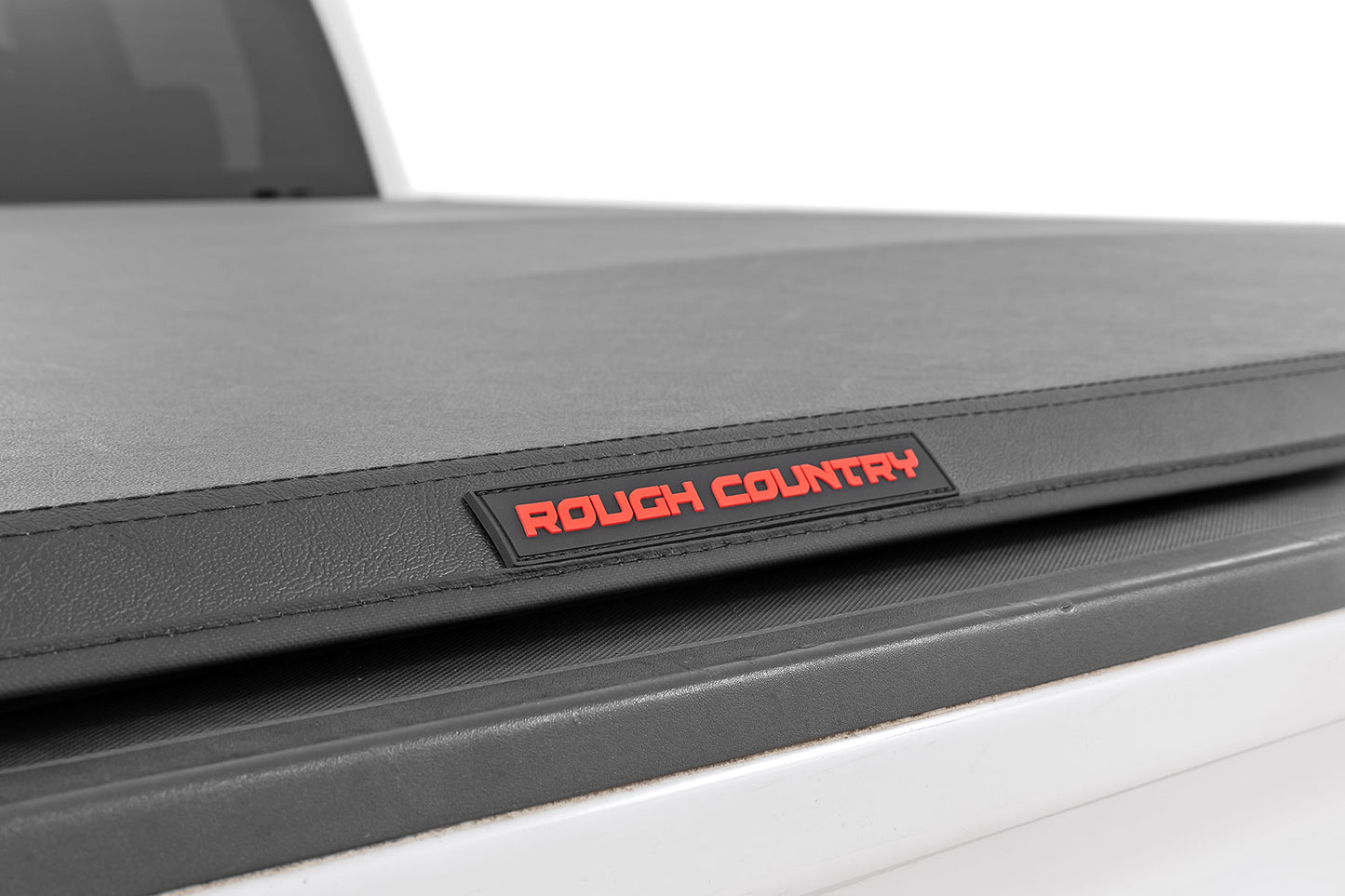 Soft Tri-Fold Bed Cover 6 Foot 7 Inch Bed Silverado/Sierra 1500/2500HD/3500HD (14-19 & Classic) Rough Country-4