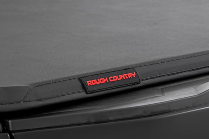 Soft Tri-Fold Bed Cover 5 Foot Bed Chevy/GMC Canyon/Colorado 2WD/4WD (23-26) Rough Country-4
