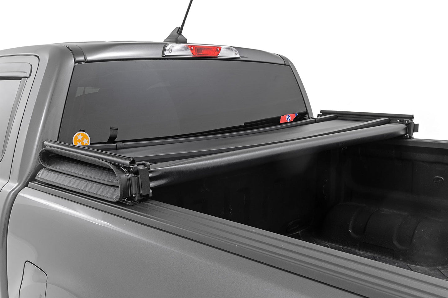 Soft Tri-Fold Bed Cover 5 Foot Bed Ford Ranger 2WD/4WD (2019-2023) Rough Country-3