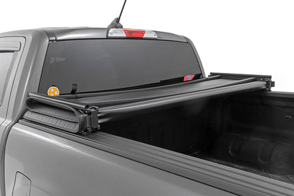 Soft Tri-Fold Bed Cover 5 Foot Bed Ford Ranger 2WD/4WD (2019-2023) Rough Country-3