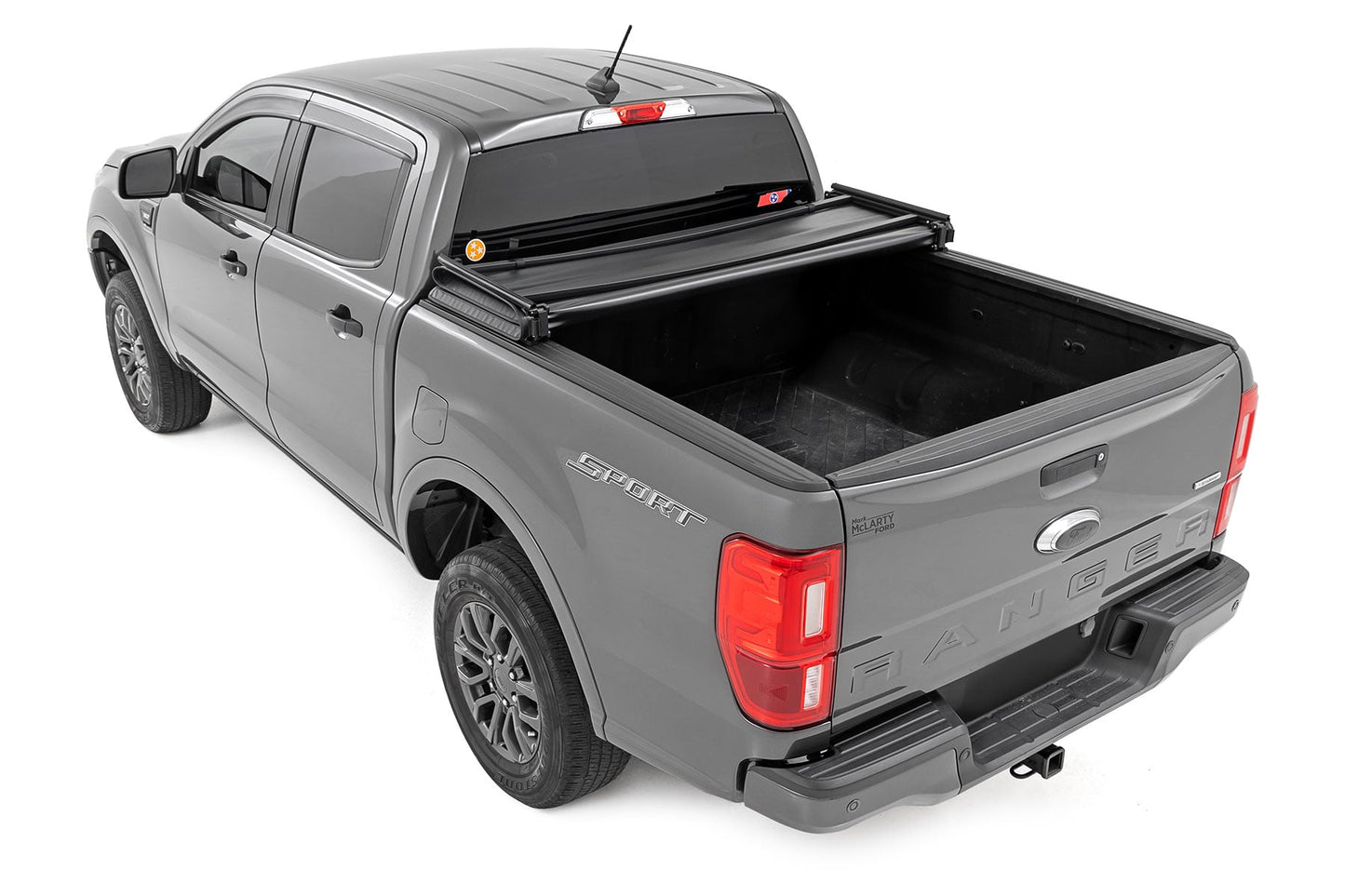 Soft Tri-Fold Bed Cover 5 Foot Bed Ford Ranger 2WD/4WD (2019-2023) Rough Country-4