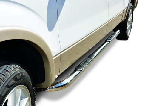 4000 Series Side Steps With Mounting Bracket Kit Chrome 2021-2025 Ford Bronco Go Rhino-1