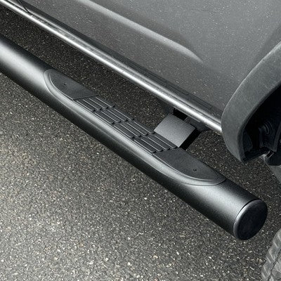4000 Series Side Steps W/ Mounting Bracket Kit Textured Black 2021-2025 Ford Bronco Go Rhino-1
