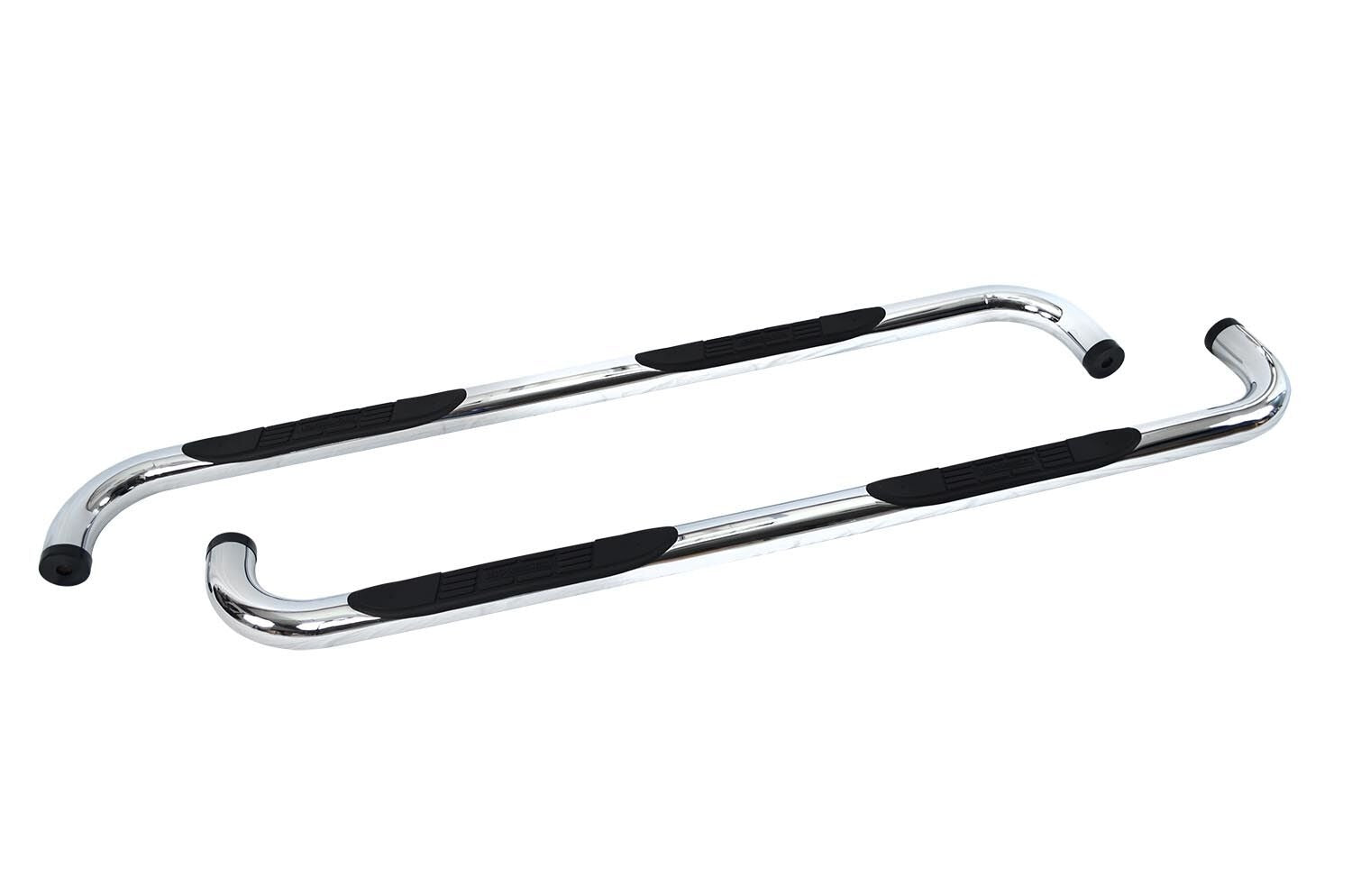 4000 Series SideSteps With Mountins Bracket Kit Polished Stainless Steel 1980-1996 Ford F-150/F-250 F-350 Go Rhino