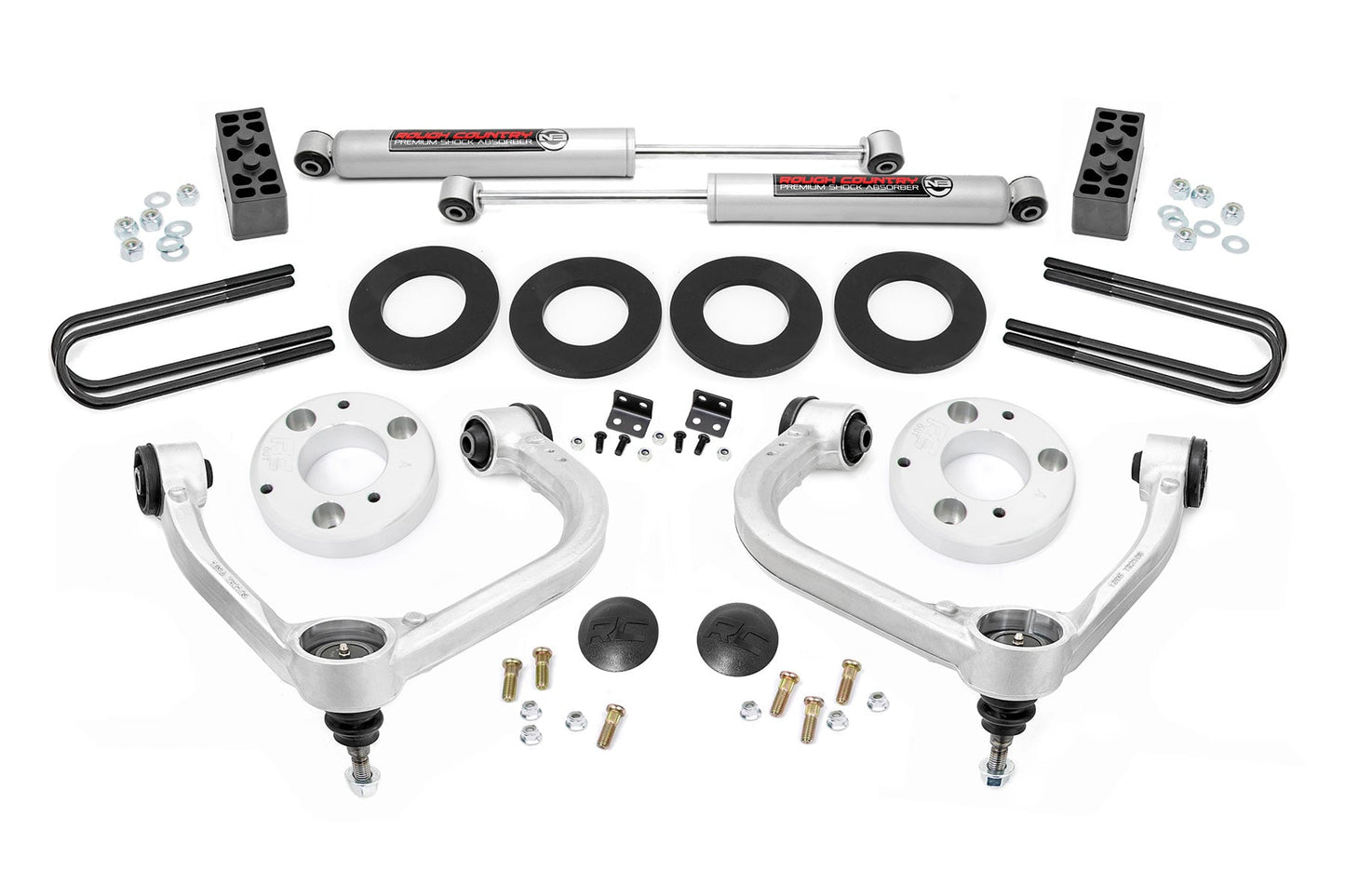 3 Inch Lift Kit Forged UCA Ford F-150 4WD (2021-2026) Rough Country
