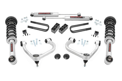 3 Inch Lift Kit Forged UCA N3 Struts Ford F-150 4WD (2021-2026) Rough Country