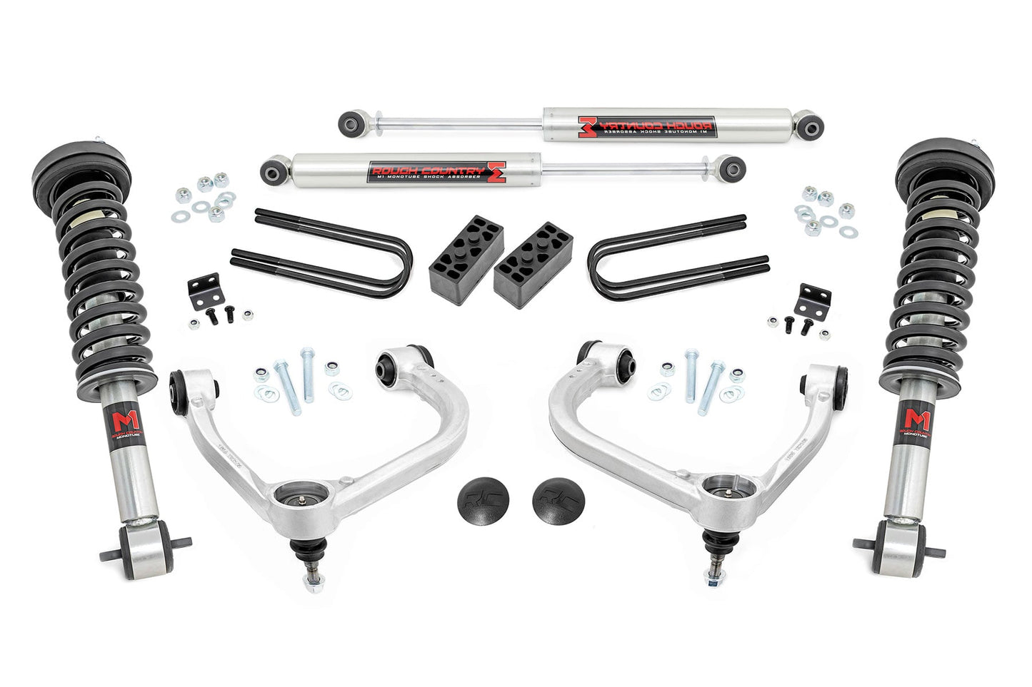 3 Inch Lift Kit Forged UCA M1/M1 Ford F-150 4WD (2021-2026) Rough Country