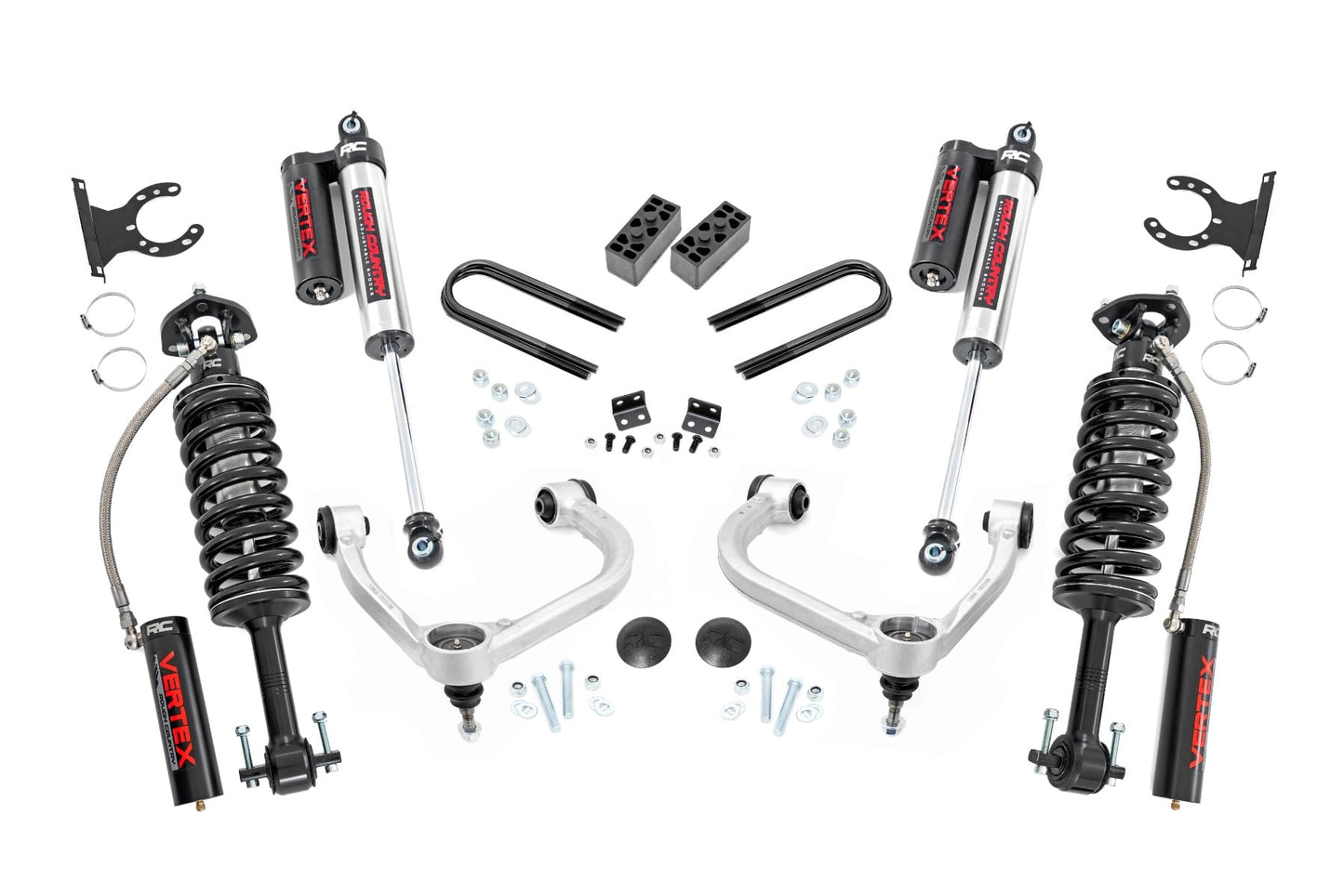 3 Inch Lift Kit Fabbed UCA Vertex Ford F-150 4WD (2021-2026) Rough Country