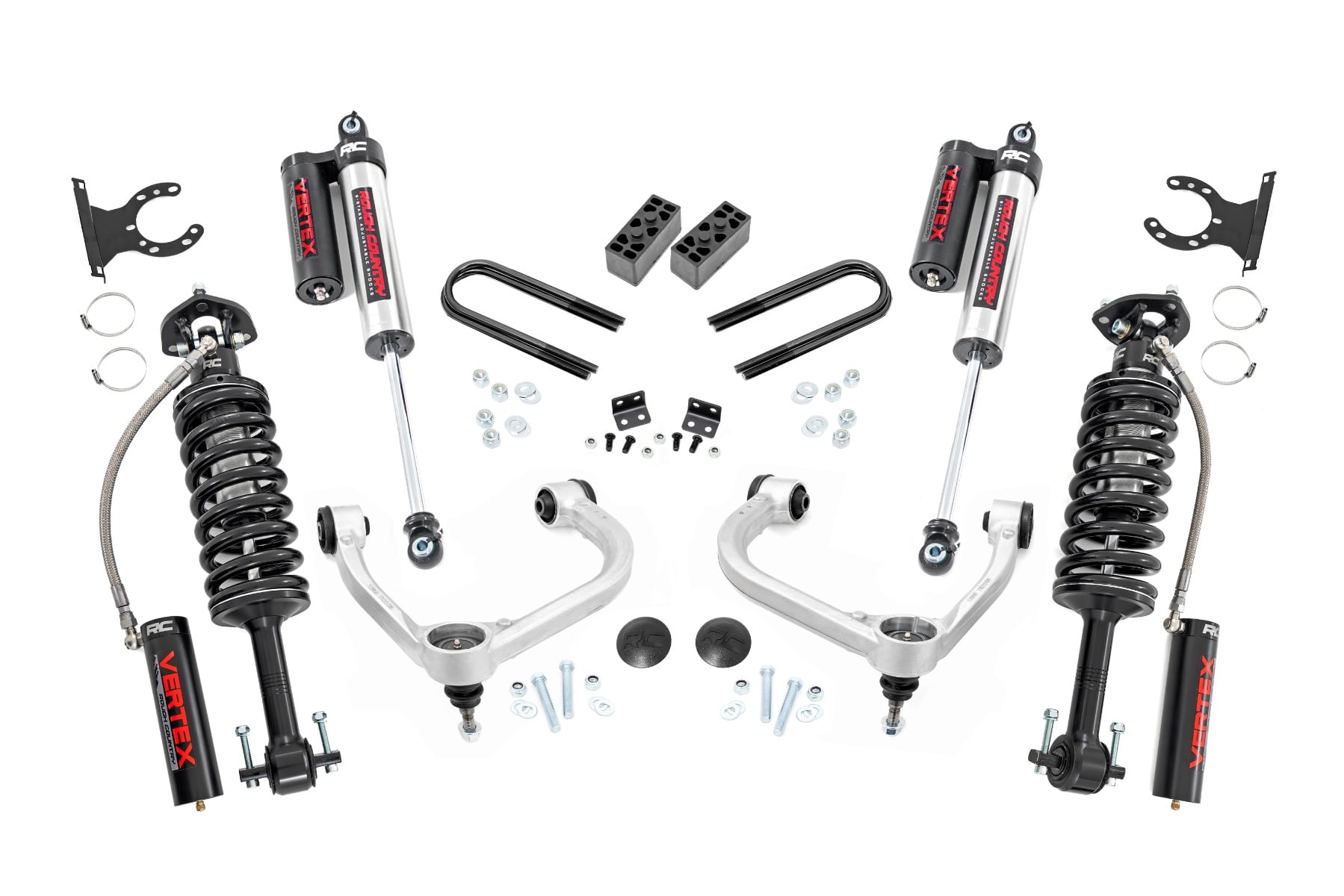3 Inch Lift Kit Fabbed UCA Vertex Ford F-150 4WD (2021-2026) Rough Country