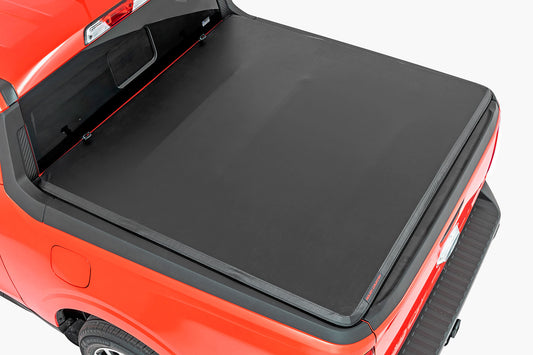 Soft Tri-Fold Bed Cover 4 Foot 6 Inch Bed Ford Maverick 2WD/4WD (2022-2026) Rough Country