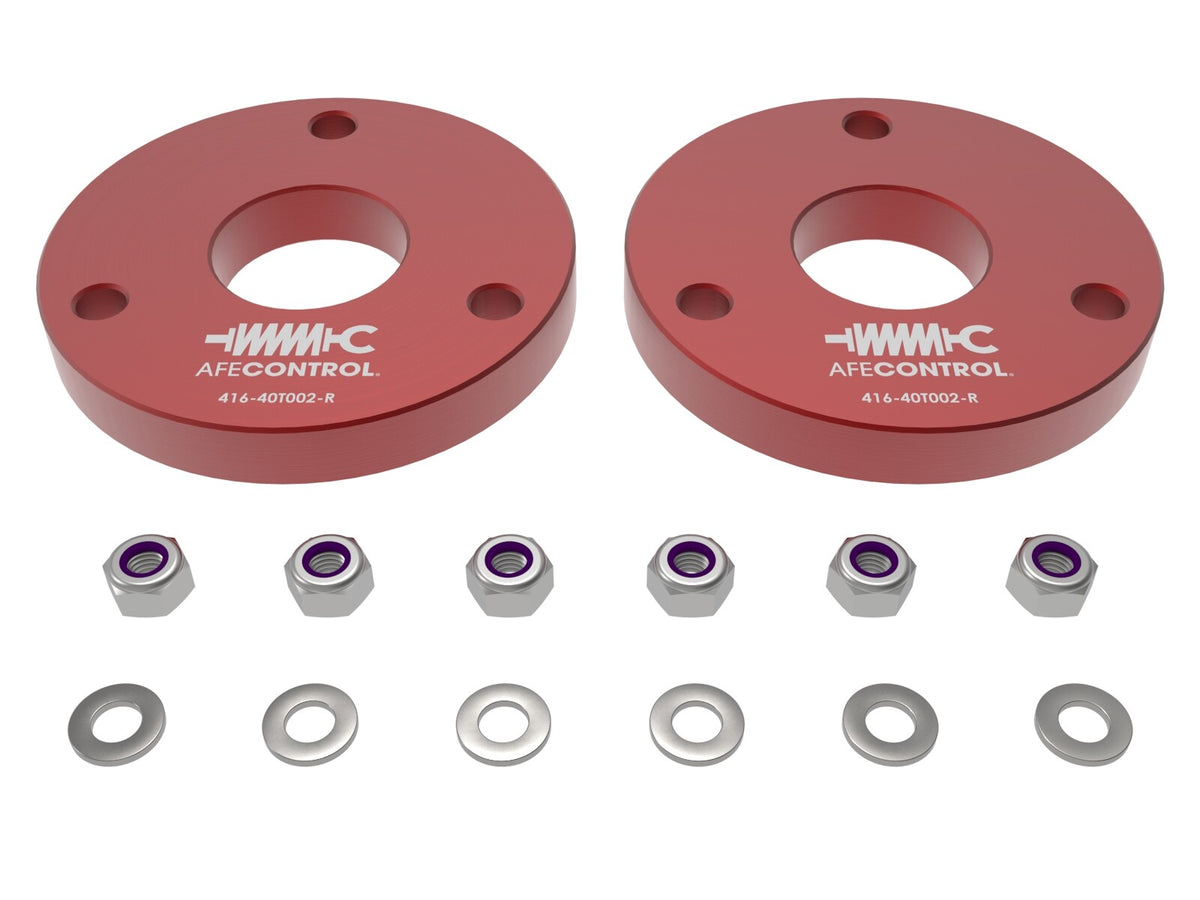 Control 1.25 Inch Leveling Kit Red GM Colorado ZR2/Canyon AT4X 23-26 L4-2.7L (t) aFe Power-1