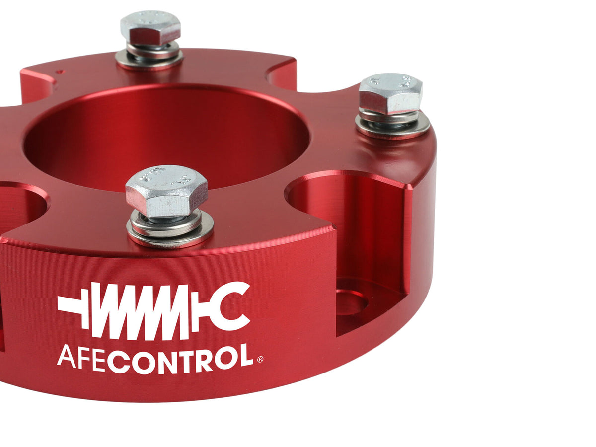 Control 2.5 Inch Leveling Kit Red Toyota Tundra 07-21 aFe Power-2