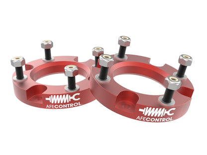 Control 1.5 Inch Leveling Kit Red Toyota Tacoma 24-26 4WD aFe Power
