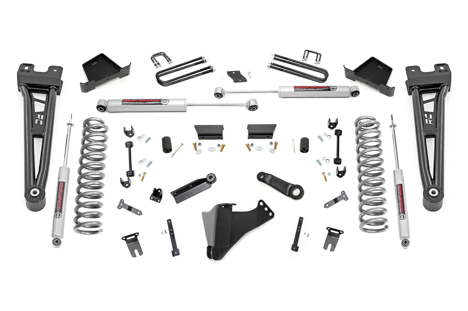 6 Inch Lift Kit Gas Radius Arm Ford F-250/F-350 Super Duty 4WD (23-26) Rough Country