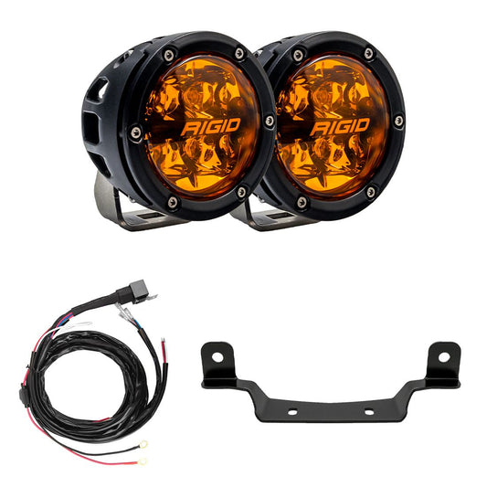 Rigid Industries Polaris Razor 360-Series Amber PRO Grille Light Kit Rigid Industries