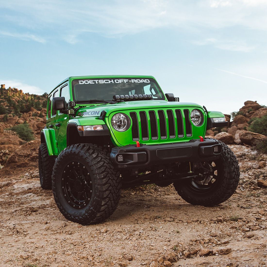 Rigid Industries 18-Pres Jeep Wrangler JL Cowl Mount Short Standoff Kit RIGID Industries