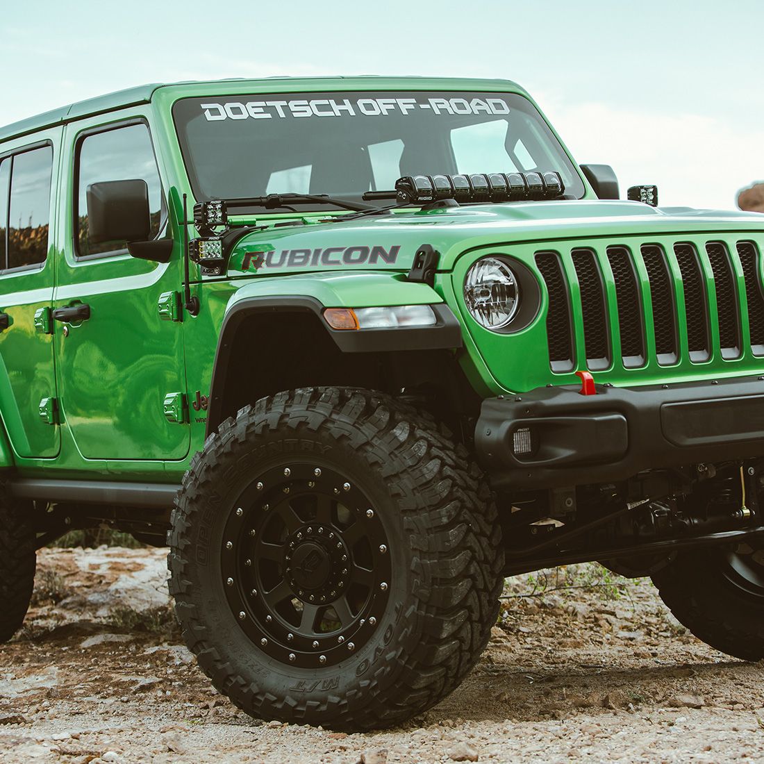 Rigid Industries 18-Pres Jeep Wrangler JL Cowl Mount Short Standoff Kit RIGID Industries